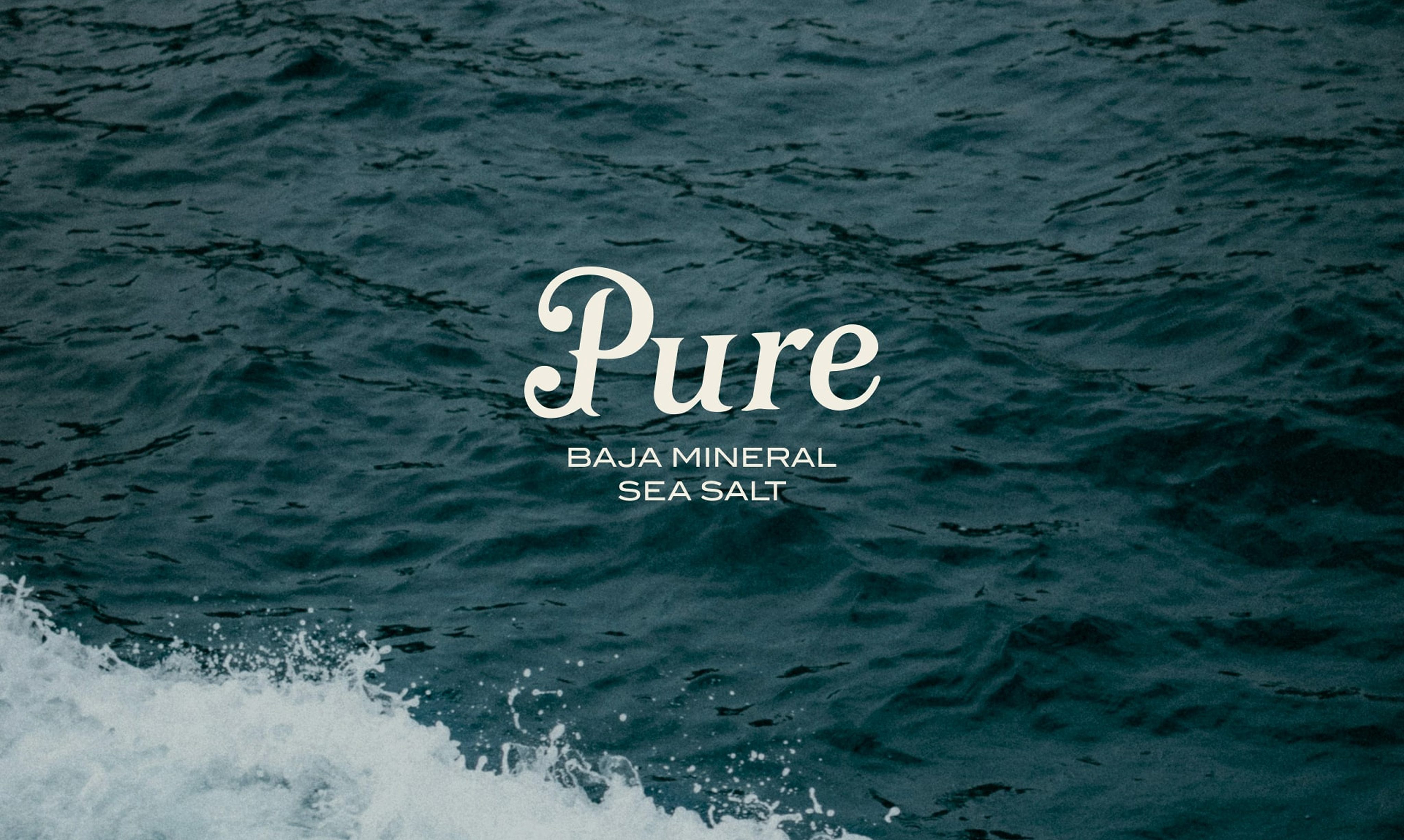 Pure Sea Salt brand packaging